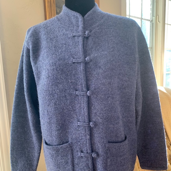 Talbots Asian Style Wool Jacket - Picture 4 of 9